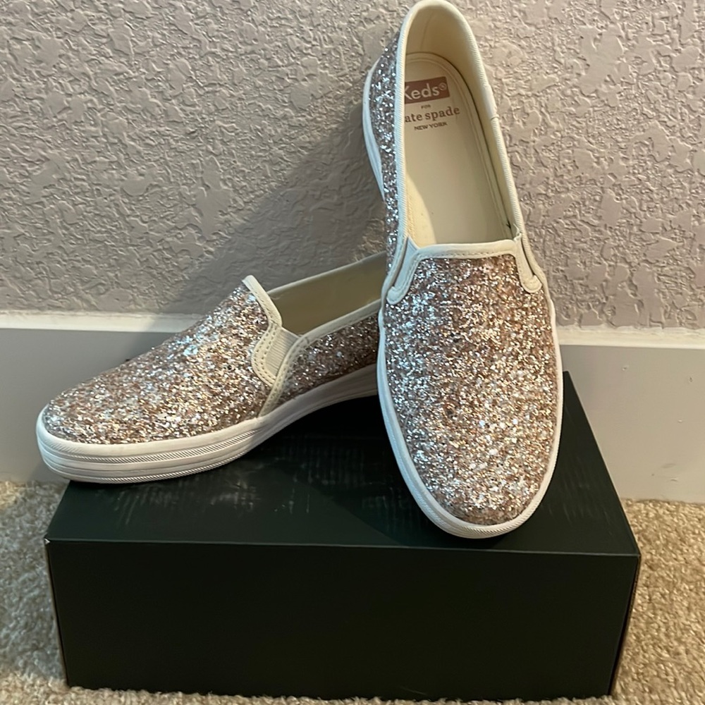 ♠️Kate Spade♠️ Rose Gold Keds shoes